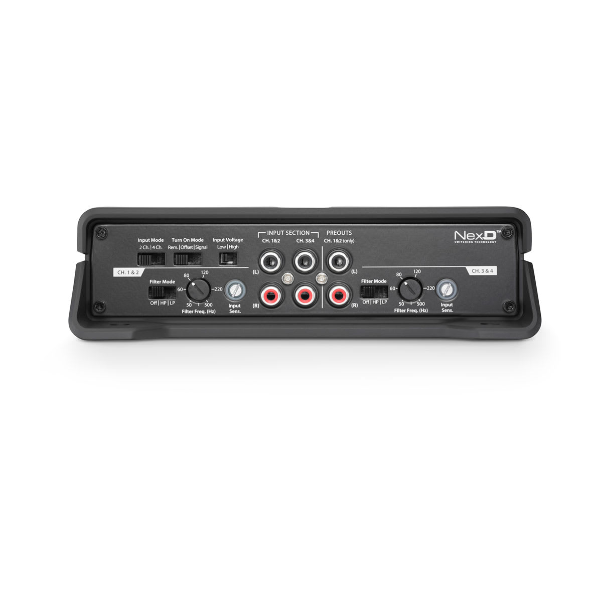 JL Audio® JD Car Full-range Amplifier 4-Channel Full-range Amplifier (400 W) (JD400/4)