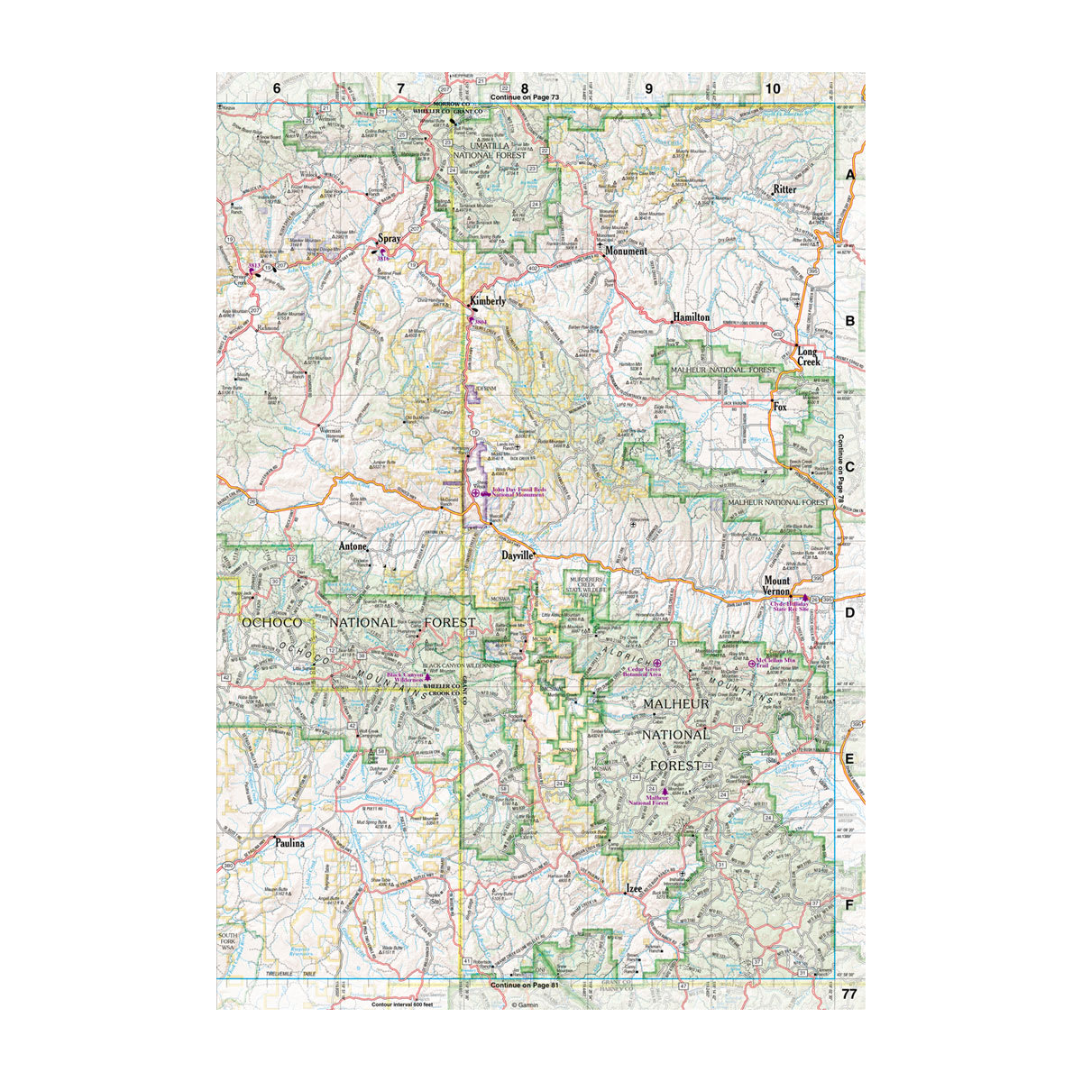 DeLorme® Atlas & Gazetteer Paper Maps Oregon