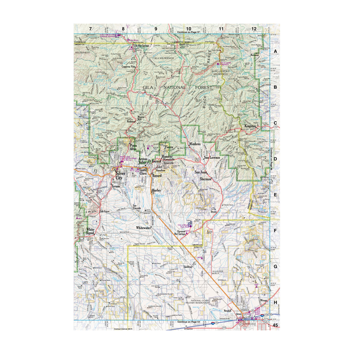 DeLorme® Atlas & Gazetteer Paper Maps New Mexico