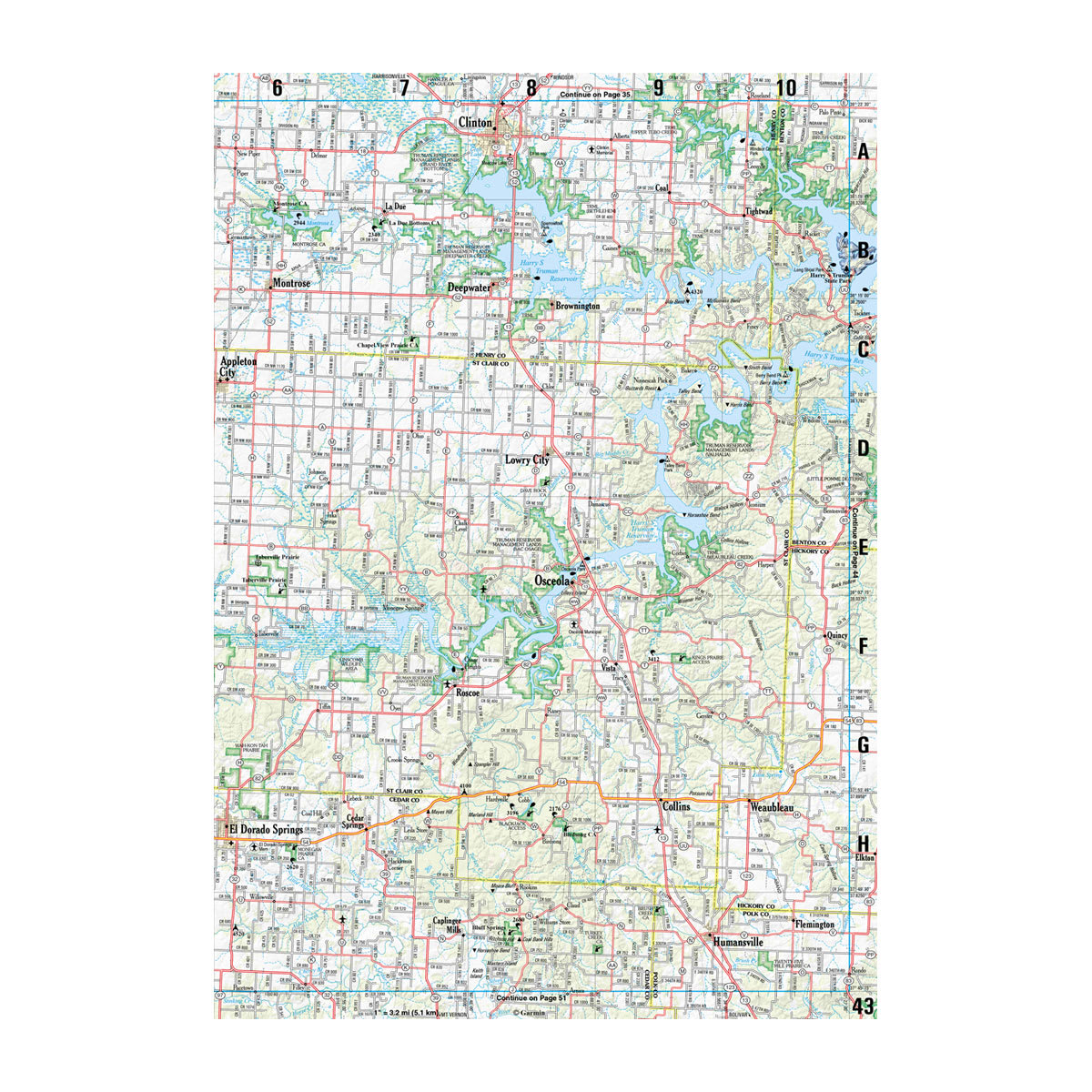 DeLorme® Atlas & Gazetteer Paper Maps Missouri