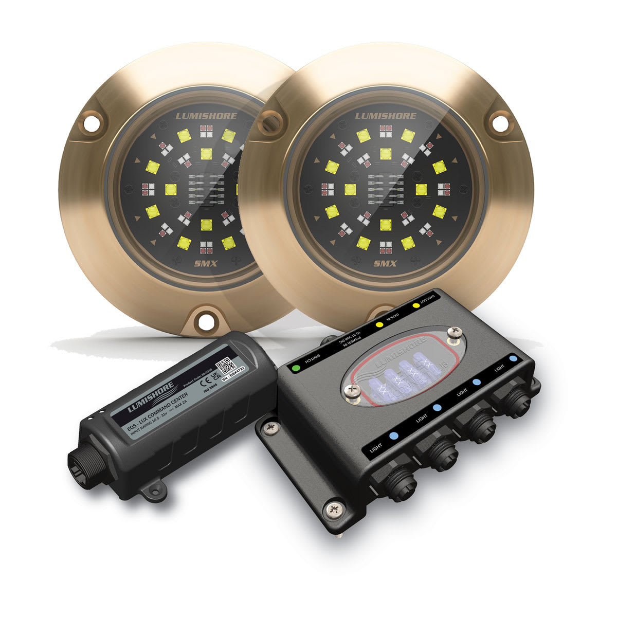 Lumishore® SMX154 Set 2 Lights, Hub, EOS-LUX Command Center