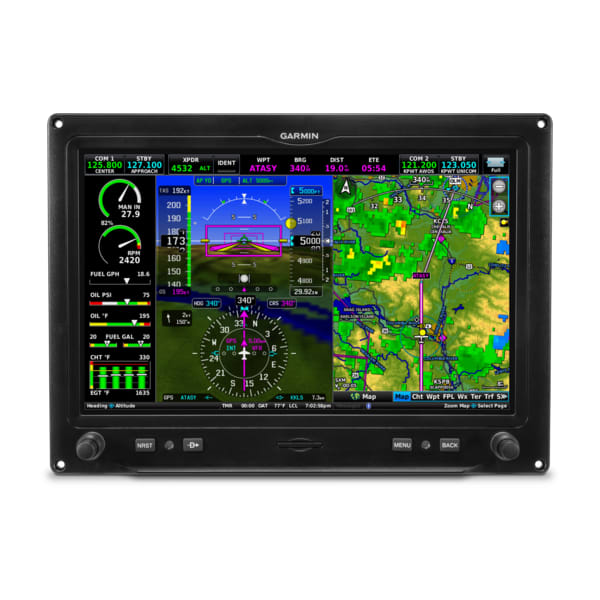 G3X Touch™ for Certificated Aircraft 10.6\" Landscape Display with 4 Cylinder EIS
