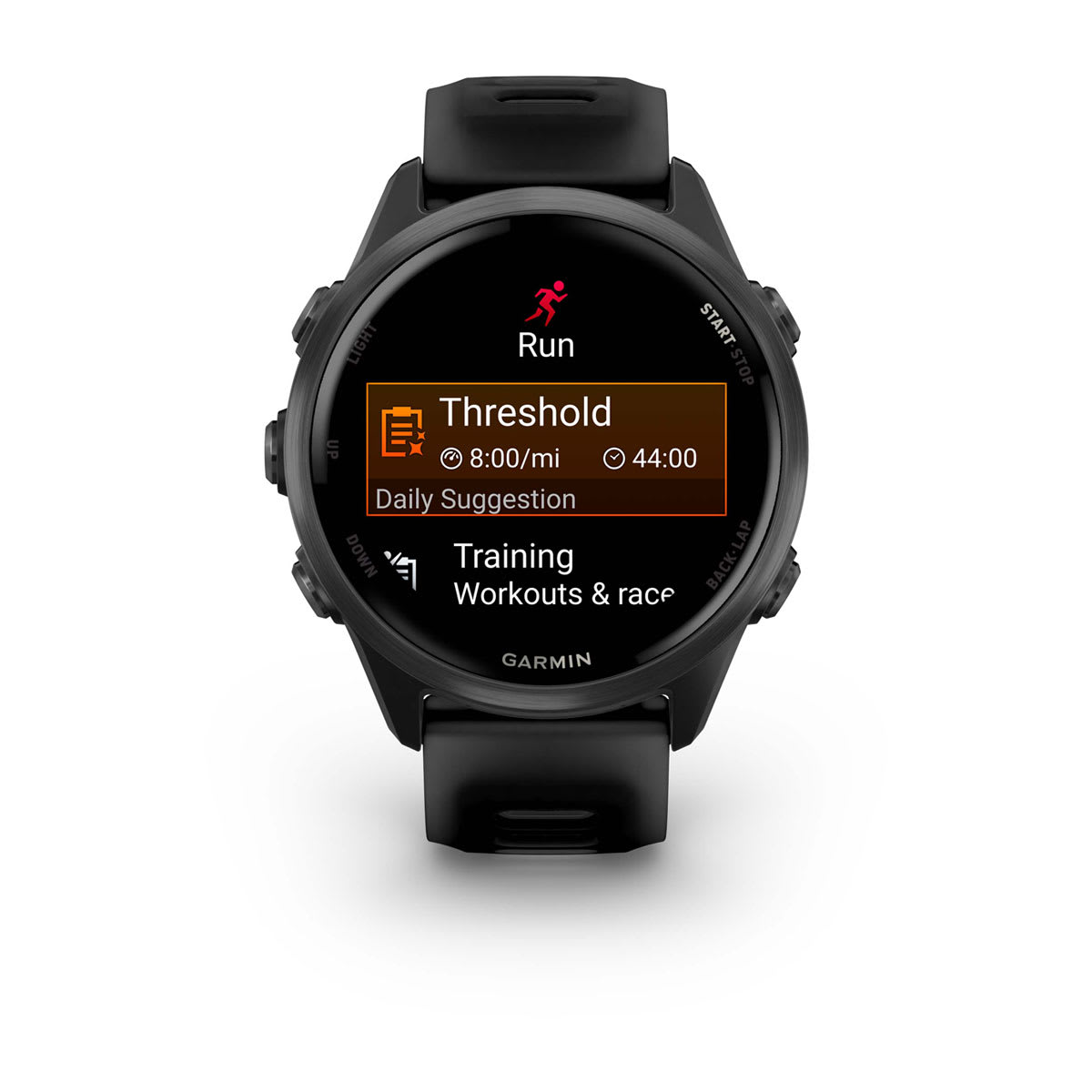 Forerunner® 570 - 42mm Slate Gray Aluminum with Translucent Black/Black Band