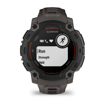 Instinct® E – 45 mm Black with Charcoal Band