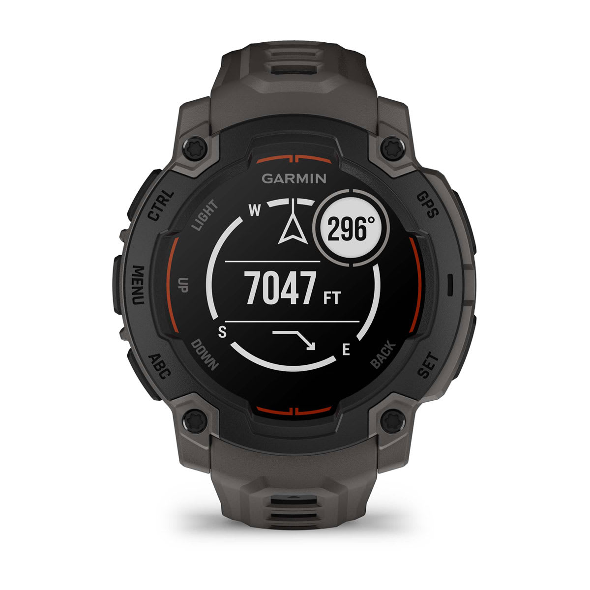 Instinct® E – 45 mm Black with Charcoal Band