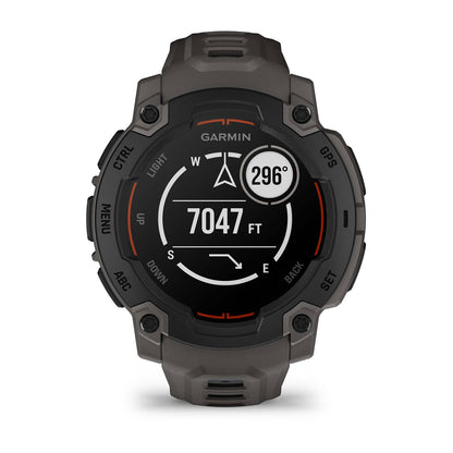 Instinct® E – 45 mm Black with Charcoal Band