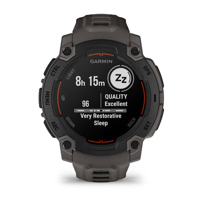 Instinct® E – 45 mm Black with Charcoal Band