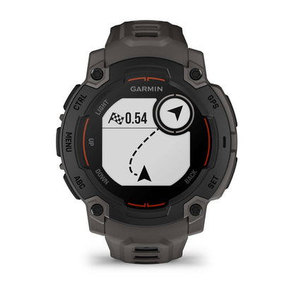 Instinct® E – 45 mm Black with Charcoal Band