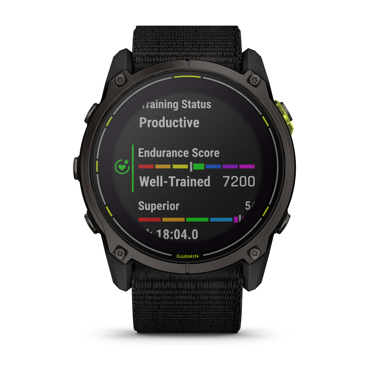 Enduro™ 3 Carbon Gray DLC Titanium with Black Ultrafit Nylon Strap
