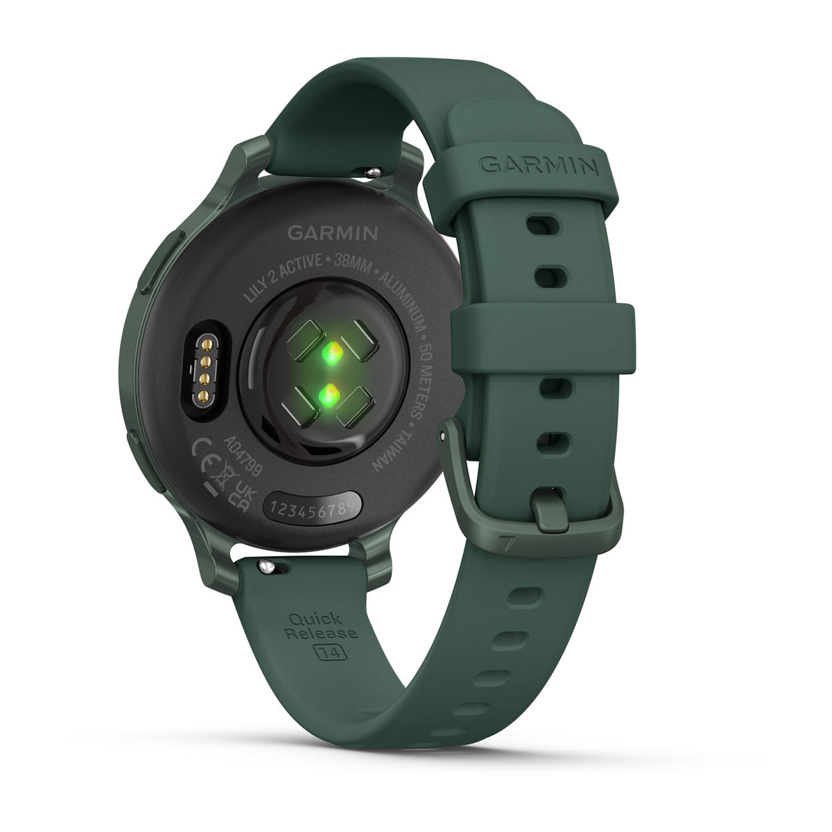 Lily® 2 Active Jasper Green with Jasper Green Silicone Band