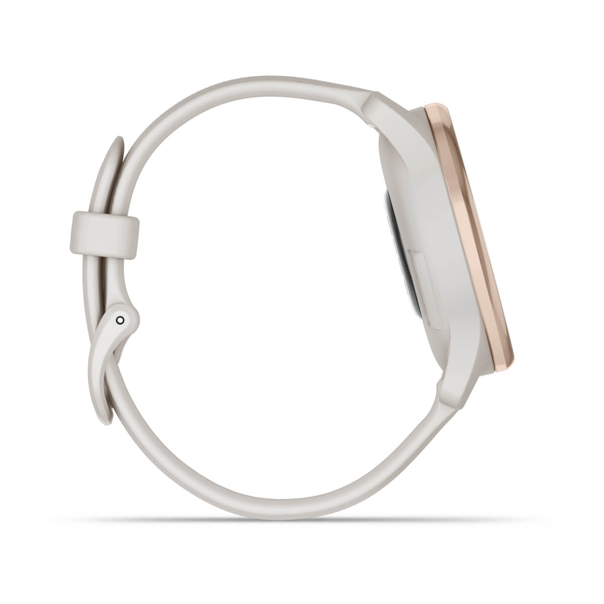 vívomove® Trend Peach Gold Stainless Steel Bezel with Ivory Case and Silicone Band