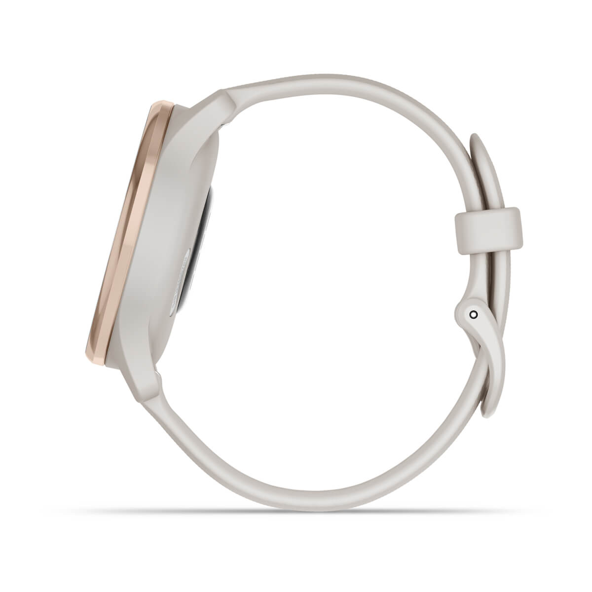 vívomove® Trend Peach Gold Stainless Steel Bezel with Ivory Case and Silicone Band