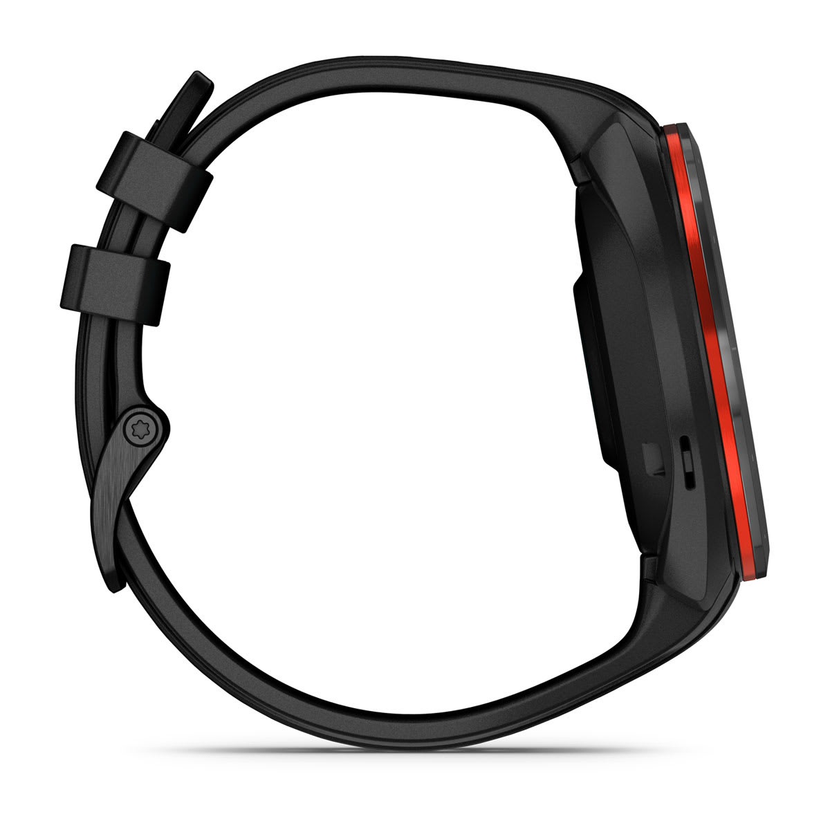 Approach® S70 - 47 mm Black/Red Ceramic Bezel with Black Silicone Band