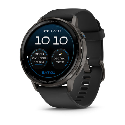 D2™ Air X15 Slate with Black Silicone Band