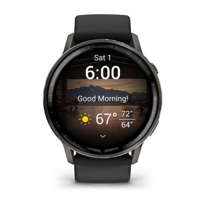 D2™ Air X15 Slate with Black Silicone Band