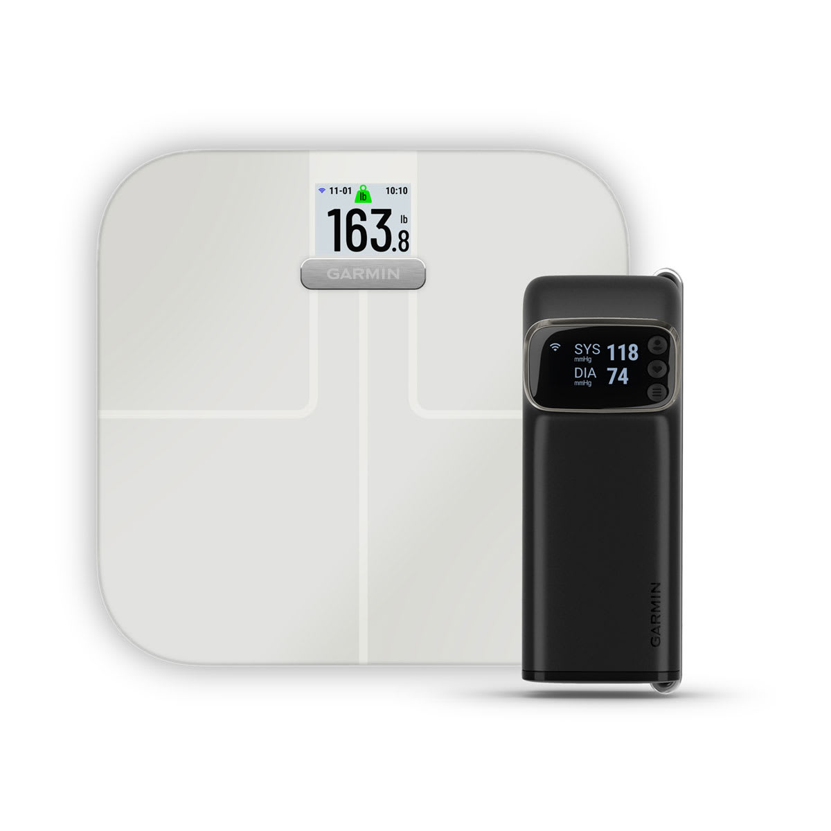 Garmin Index™ S2 Includes Smart Scale and Index BPM Smart Blood Pressure Monitor