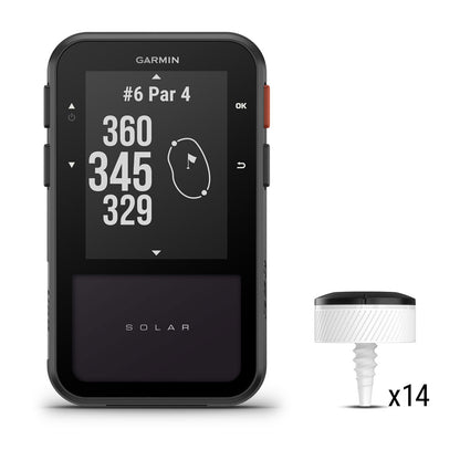 Approach® G20 Solar GPS Golf Handheld and Approach® CT10 Club Tracking Sensors
