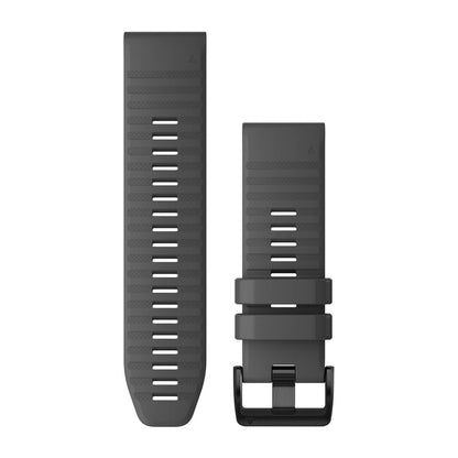 QuickFit® 26 Watch Bands Slate Gray Silicone