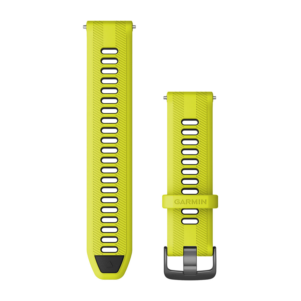 Forerunner® Watch Bands (22 mm) (Forerunner® 955) Amp Yellow/Black with Slate Hardware