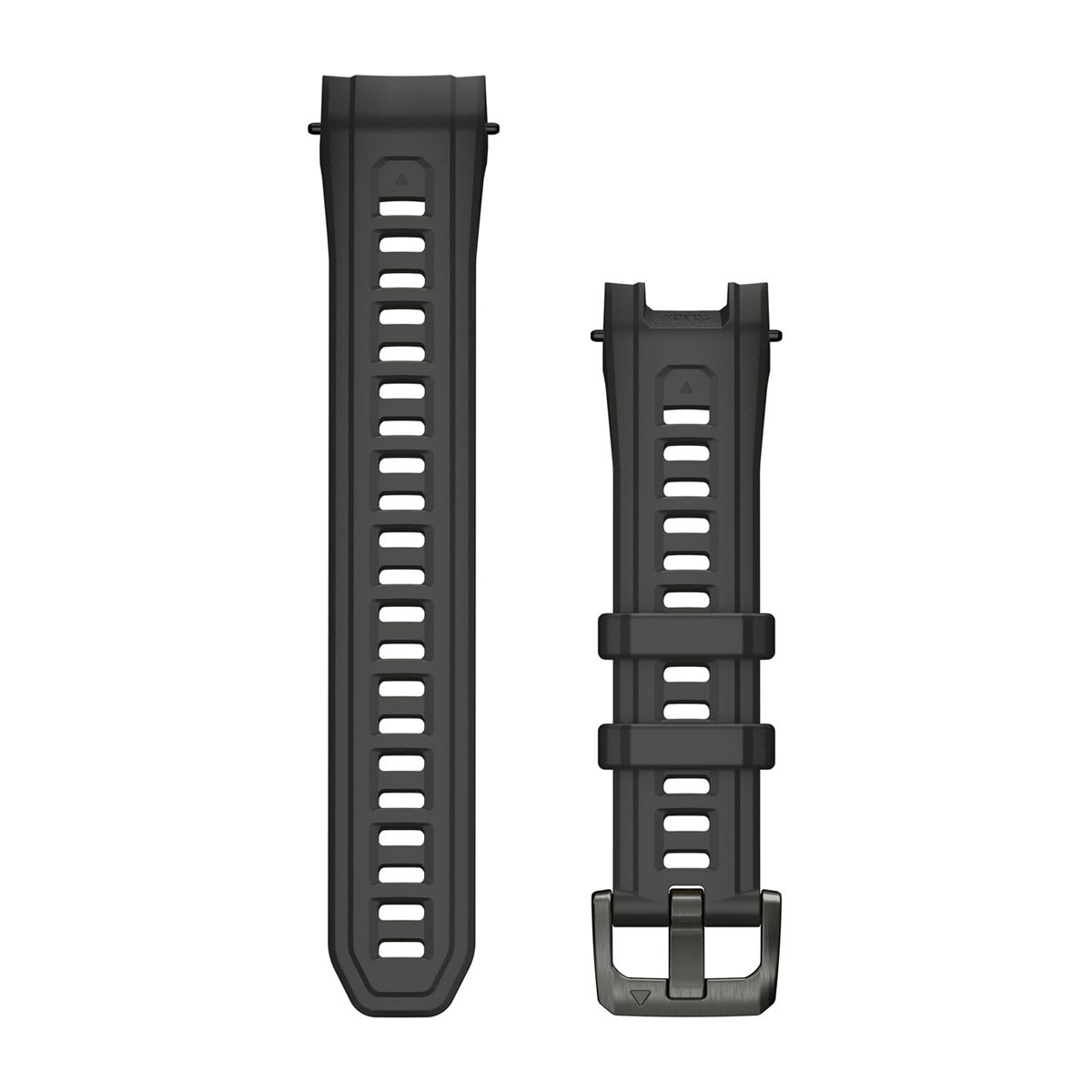 22 mm Watch Bands (Instinct® 3 - 45 mm/Instinct Crossover AMOLED) Charcoal Silicone with Metal Buckle (Instinct® 3 - 45 mm/Instinct Crossover AMOLED)