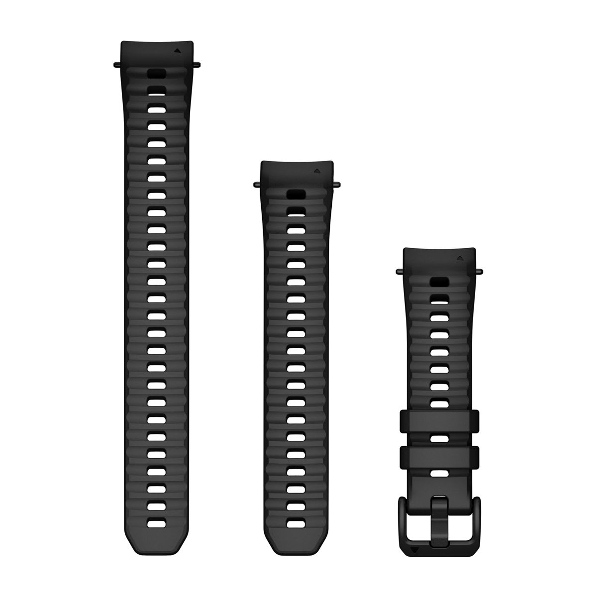 20 mm Watch Bands (Instinct® E – 40 mm) Black Silicone