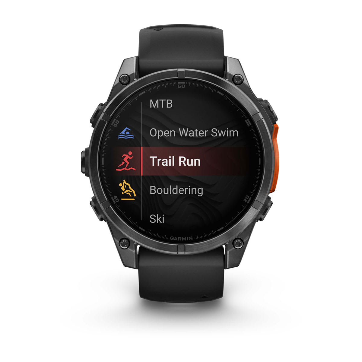 fēnix® 8 – 47 mm, AMOLED Slate Gray with Black Silicone Band