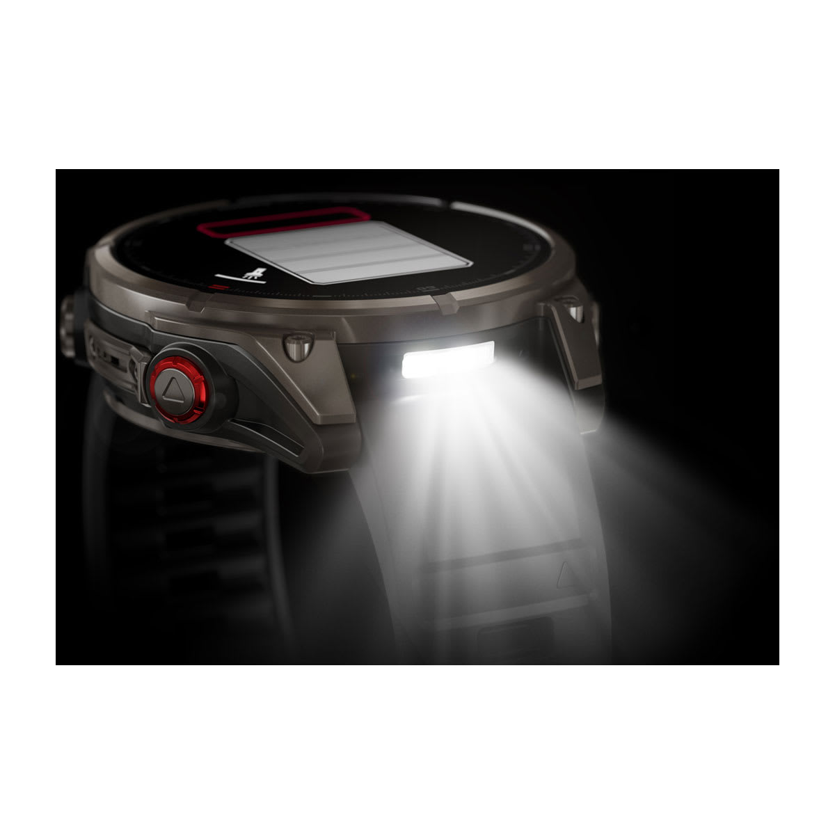 fēnix® 8 Pro – 47 mm, AMOLED Sapphire, Titanium with Graphite/Black Silicone Band