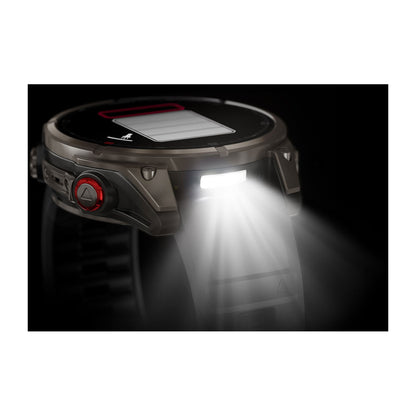 fēnix® 8 Pro – 47 mm, AMOLED Sapphire, Titanium with Graphite/Black Silicone Band