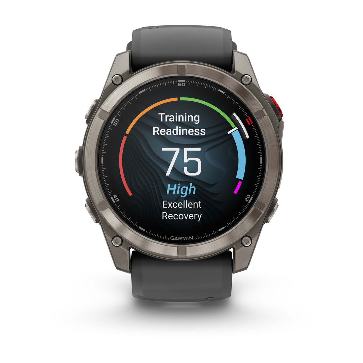 fēnix® 8 Pro – 51 mm, AMOLED Sapphire, Titanium with Graphite/Black Silicone Band
