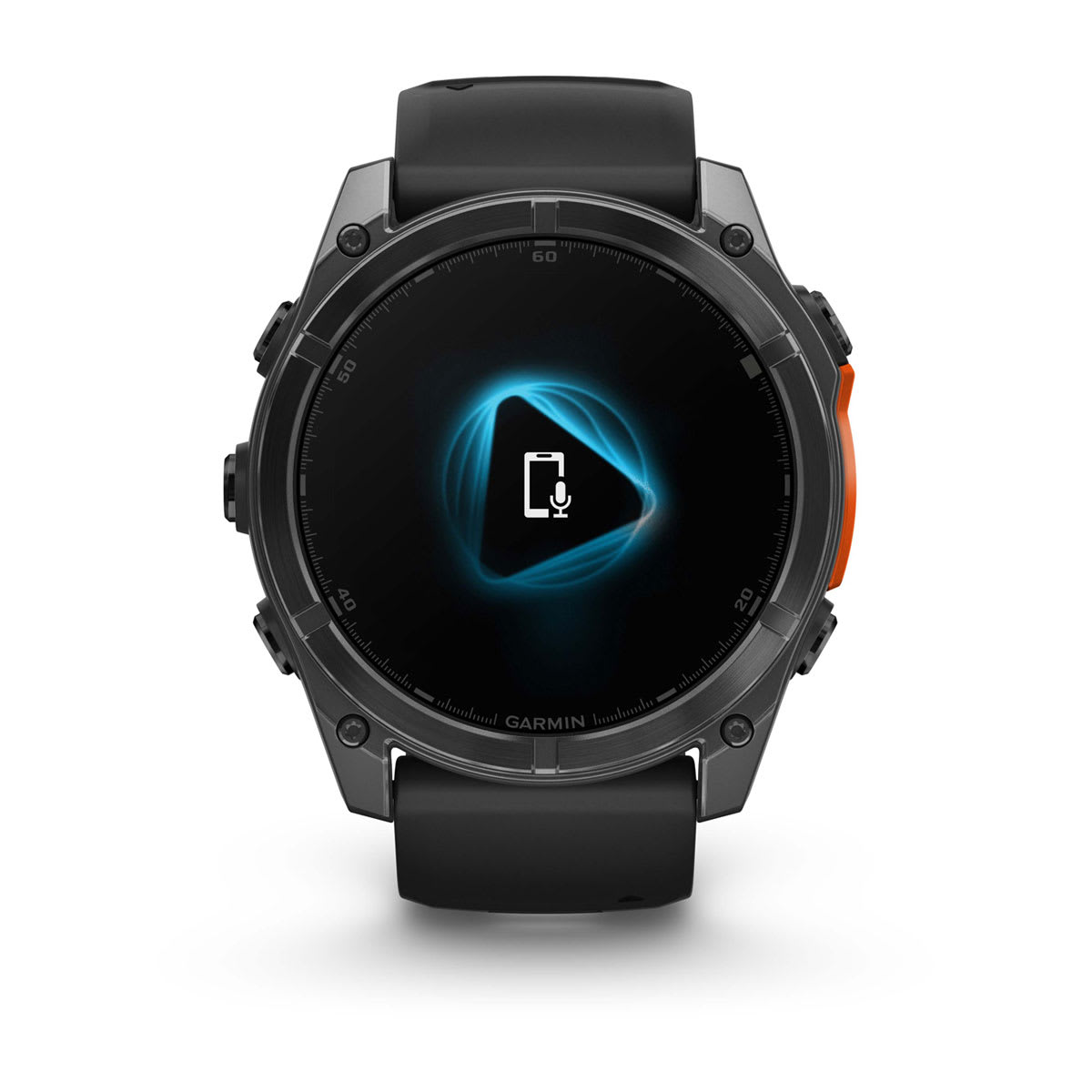 fēnix® 8 – 51 mm, AMOLED Slate Gray with Black Silicone Band