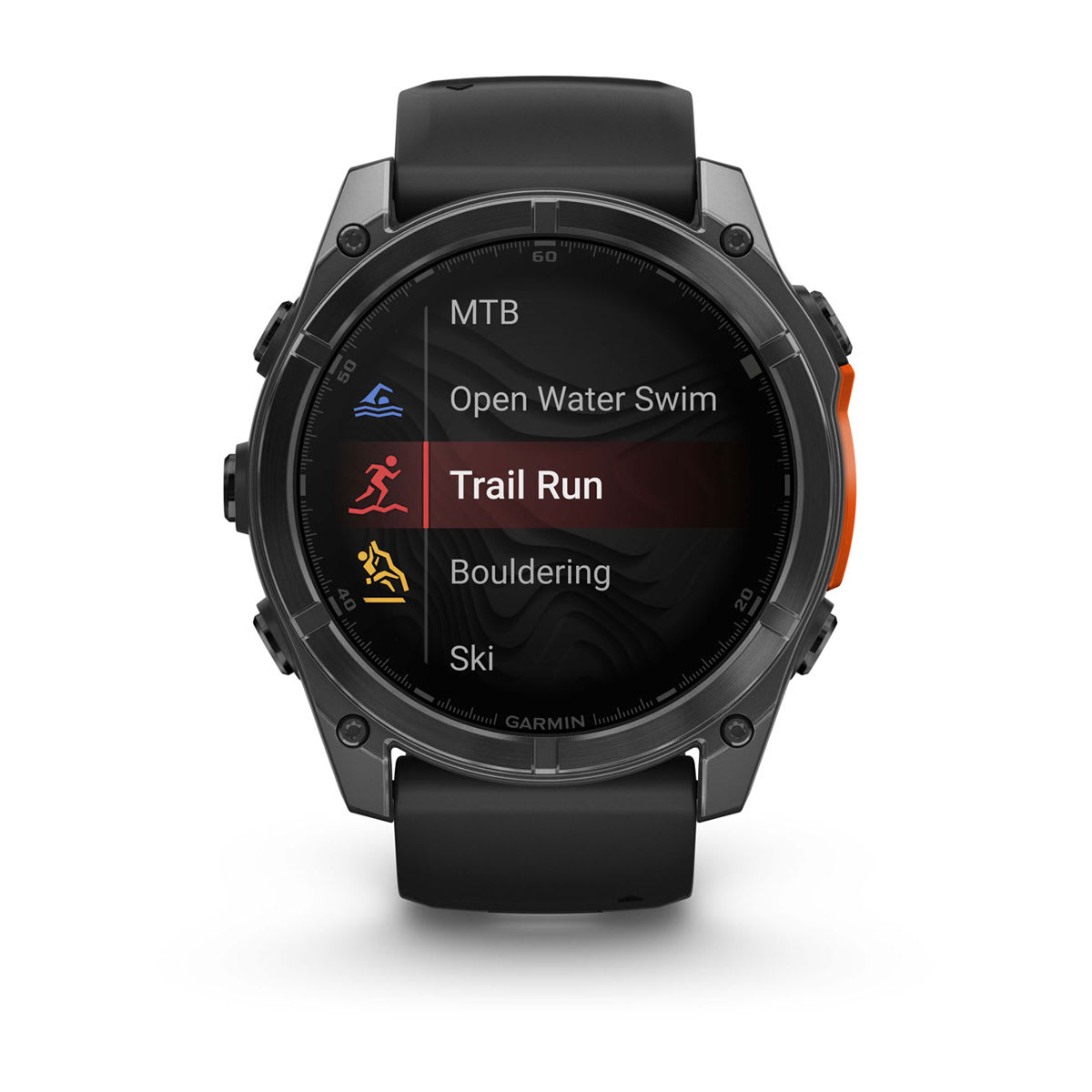 fēnix® 8 – 51 mm, AMOLED Slate Gray with Black Silicone Band