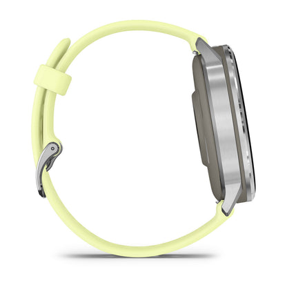 Venu® 4 – 45 mm Silver with Citron Silicone band