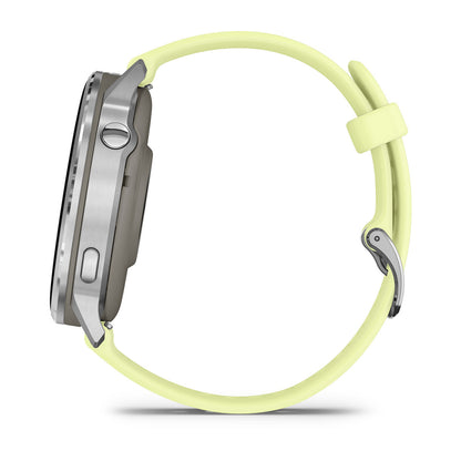 Venu® 4 – 45 mm Silver with Citron Silicone band