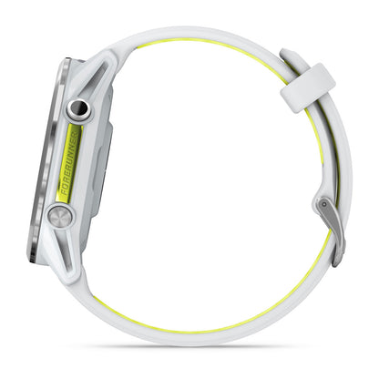 Forerunner® 970 Titanium with Whitestone Case and Whitestone/Translucent Amp Yellow Band