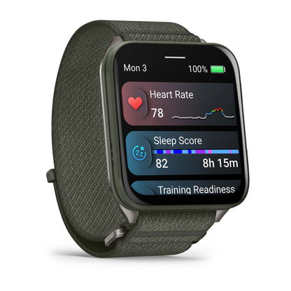 Venu® X1 Moss with Titanium Caseback and Moss ComfortFit Nylon Band