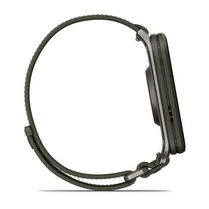 Venu® X1 Moss with Titanium Caseback and Moss ComfortFit Nylon Band