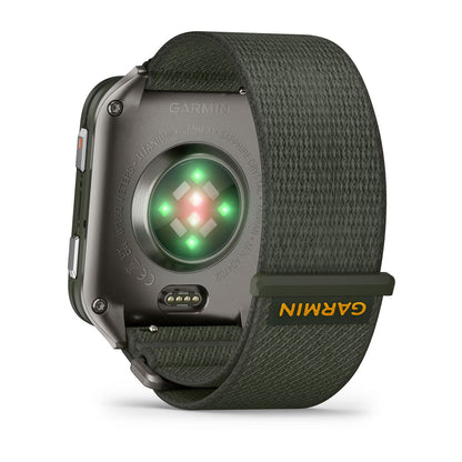 Venu® X1 Moss with Titanium Caseback and Moss ComfortFit Nylon Band