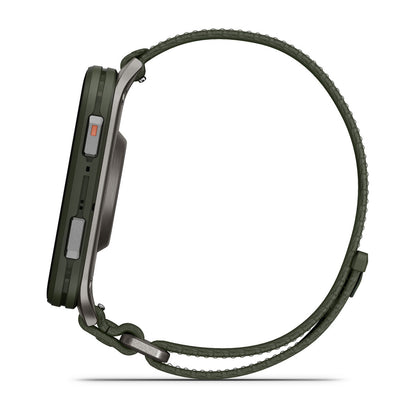 Venu® X1 Moss with Titanium Caseback and Moss ComfortFit Nylon Band