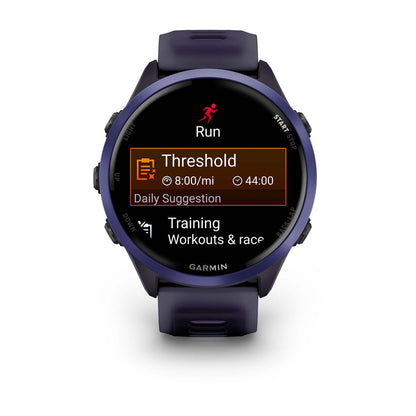 Forerunner® 570 - 47mm Indigo Aluminum with Translucent Imperial Purple/Indigo Band