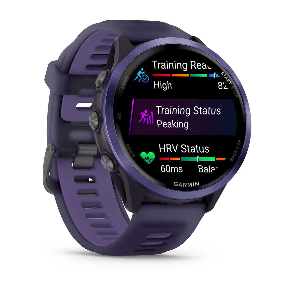 Forerunner® 570 - 47mm Indigo Aluminum with Translucent Imperial Purple/Indigo Band