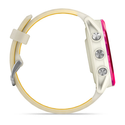 Forerunner® 570 - 42mm Raspberry Aluminum with Translucent Bone/Mango Band