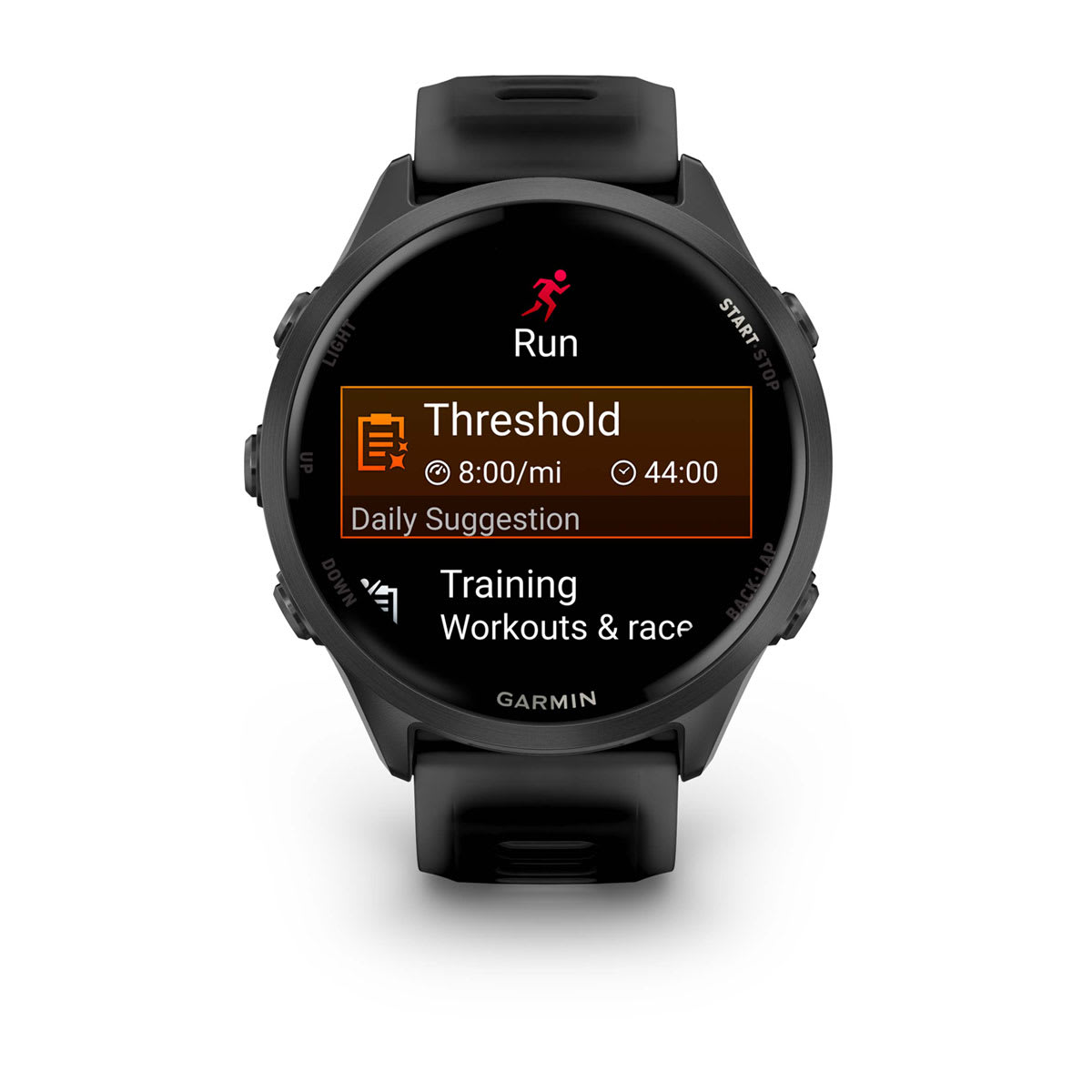 Forerunner® 570 - 47mm Slate Gray Aluminum with Translucent Black/Black Band