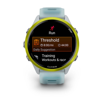 Forerunner® 570 - 47mm Amp Yellow Aluminum with Translucent Whitestone/Turquoise Band