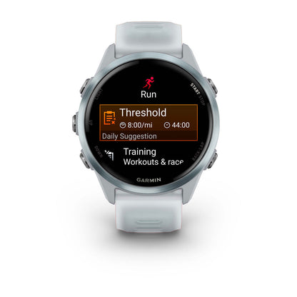 Forerunner® 570 - 42mm Cloud Blue Aluminum with Translucent Whitestone/Cloud Blue Band