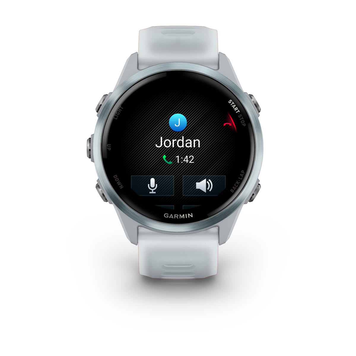 Forerunner® 570 - 42mm Cloud Blue Aluminum with Translucent Whitestone/Cloud Blue Band