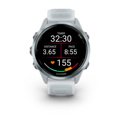 Forerunner® 570 - 42mm Cloud Blue Aluminum with Translucent Whitestone/Cloud Blue Band