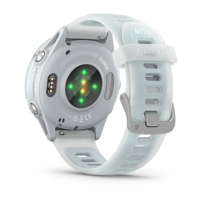 Forerunner® 570 - 42mm Cloud Blue Aluminum with Translucent Whitestone/Cloud Blue Band