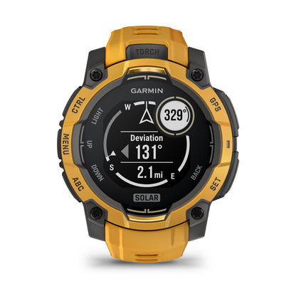 Instinct® 3 – 45 mm, Solar Sunburst with Sunburst/Gray Band