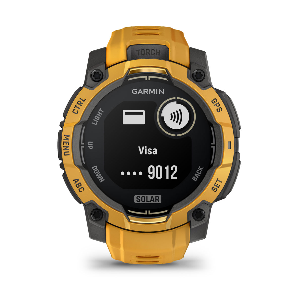 Instinct® 3 – 45 mm, Solar Sunburst with Sunburst/Gray Band