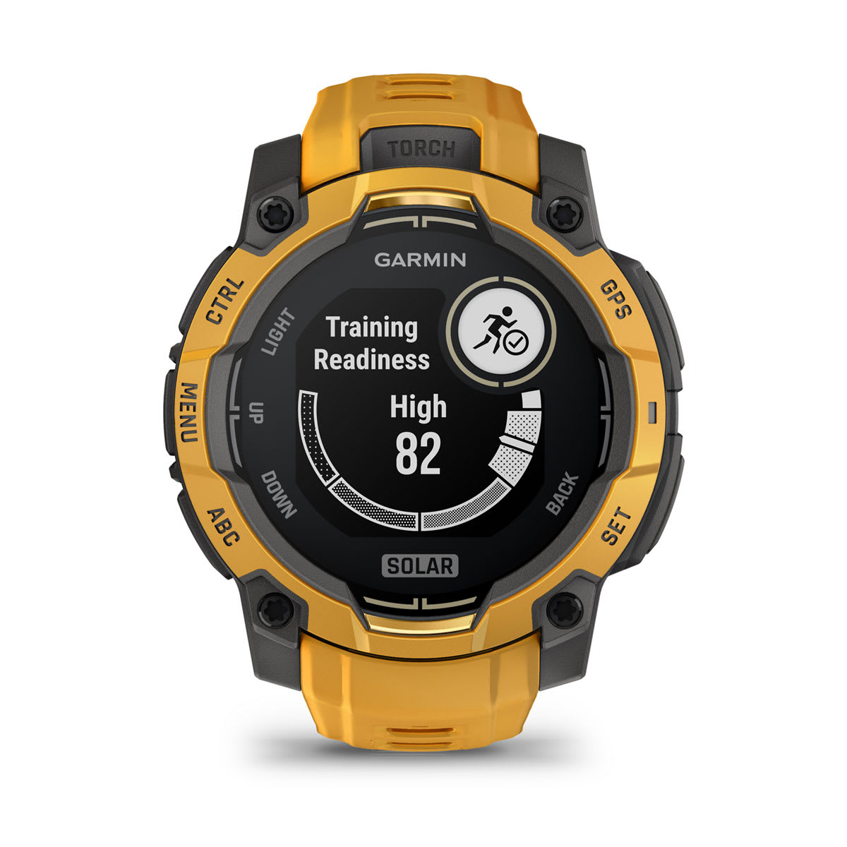 Instinct® 3 – 45 mm, Solar Sunburst with Sunburst/Gray Band